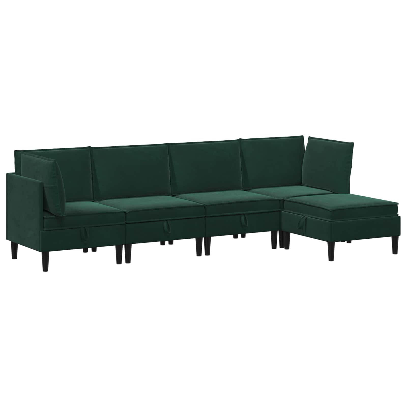 Wohnzimmergarnitur mit Kissen mit Speicher 3 pcs Hellgrau Samt