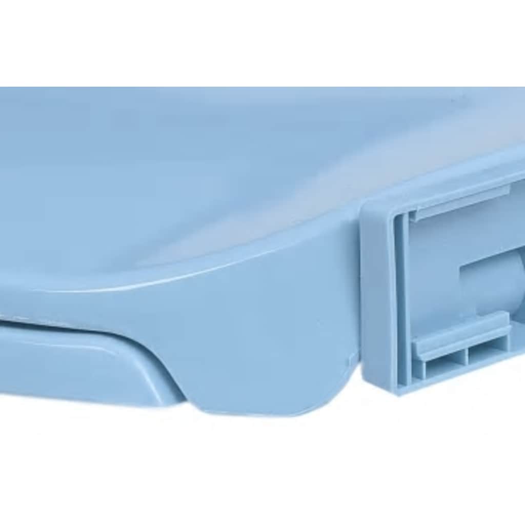 Toilettensitz mit Absenkautomatik Hellgrau Oval