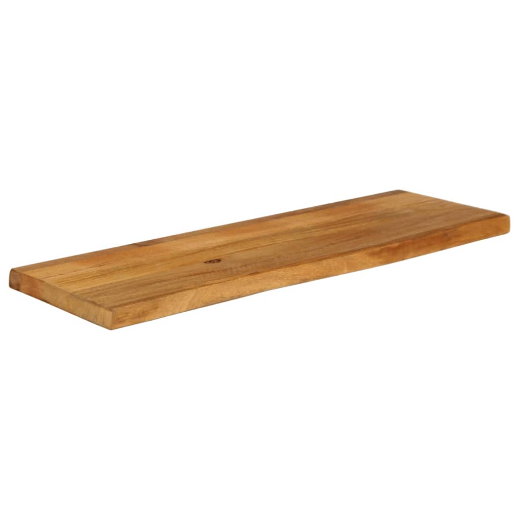 Wandregal 40x20x2,5 cm Rechteckig Massivholz Akazie Baumkante