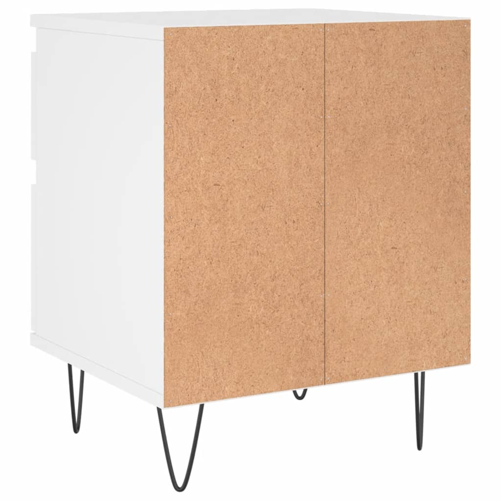 Bettschrank Schwarz Eichen-Optik 40 x 35 x 50 cm Holzwerkstoff