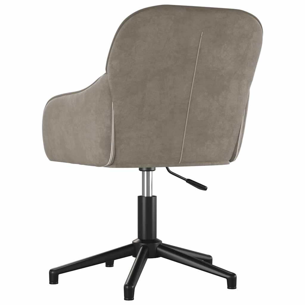 Bürostuhl Drehbar Blau Samt