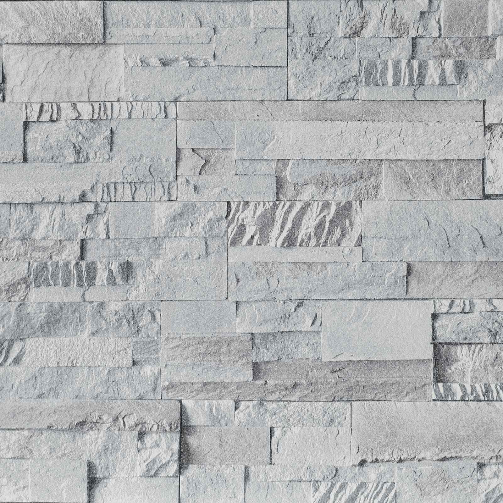 3D Stein Tapete Beige 10 x 0,53 m Vliesstoff