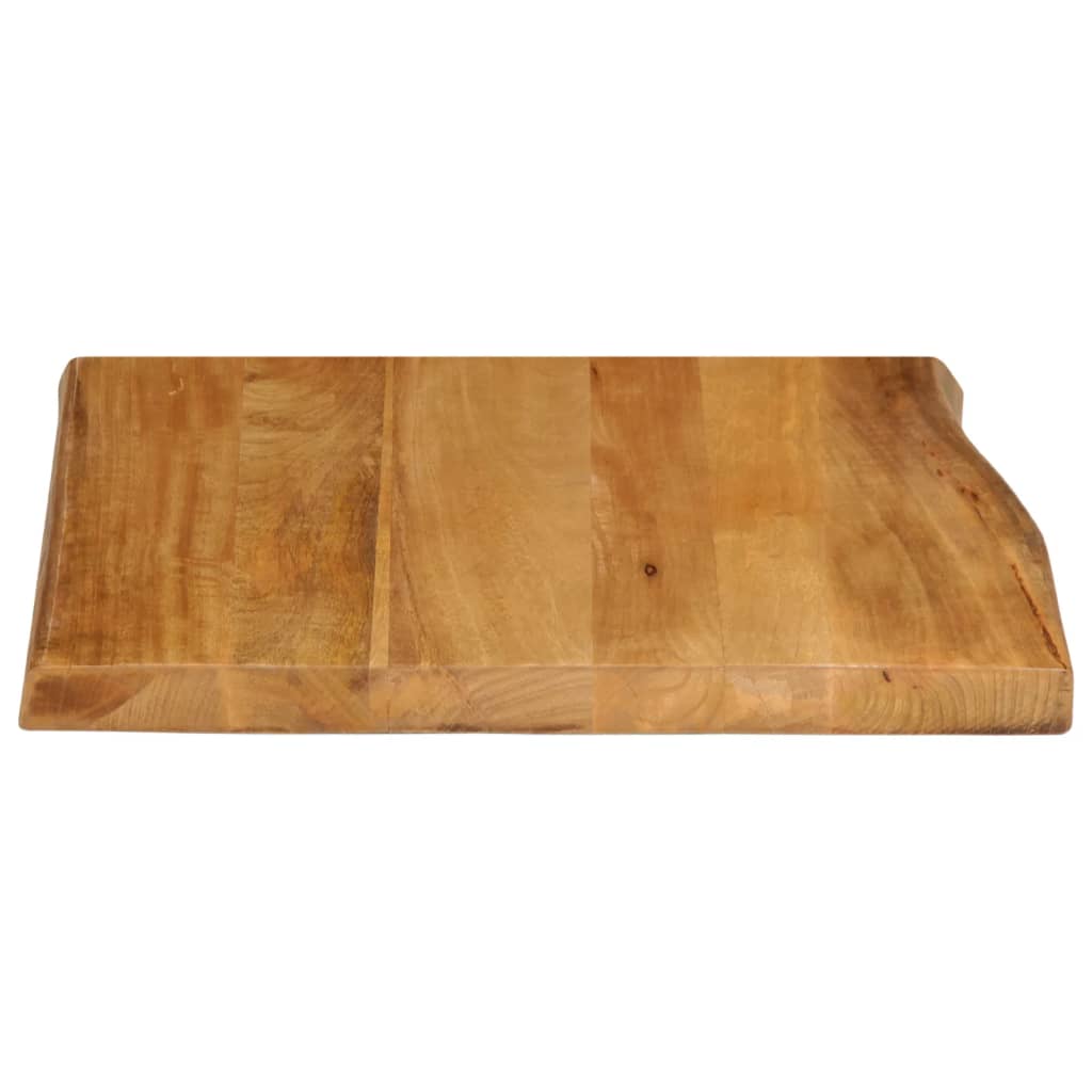 Tischplatte 40x40x2,5 cm Rechteckig Massivholz Akazie Baumkante