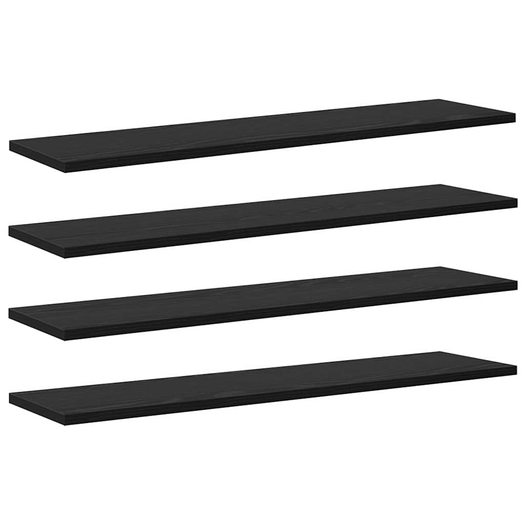 Bücherregal-Bretter 4 Stk. Weiß 40x10x1,5 cm Holzwerkstoff