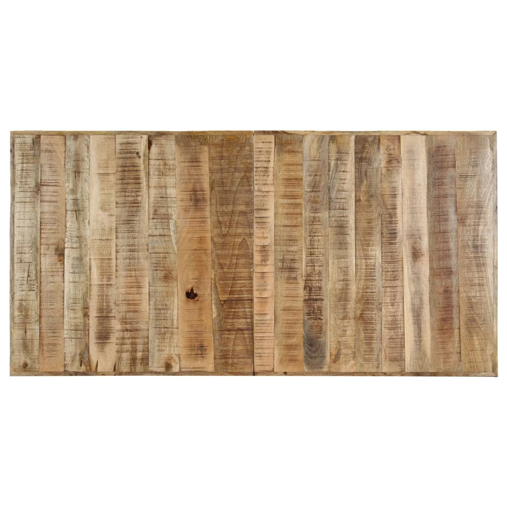 Esstisch Massivholz Mango und Stahlgestell 180 cm