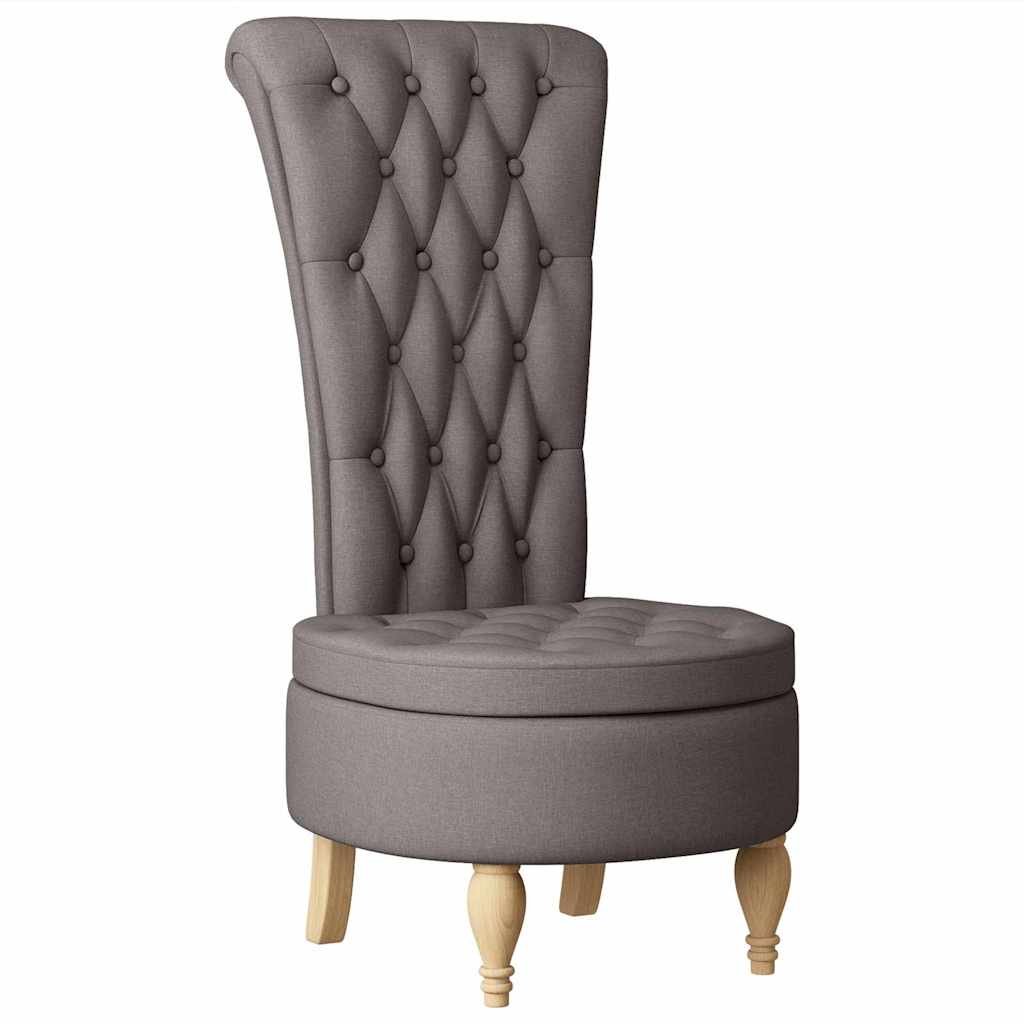 Schlafsessel Hellgrau 56,5 x 70 x 110 cm Stoff