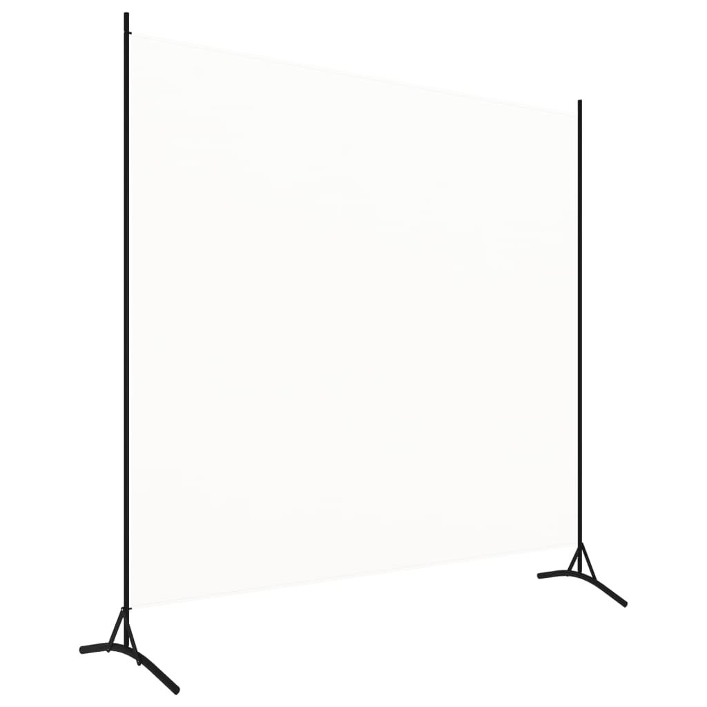 Einzel Panel Raumteiler Beige 175 x 180 cm Stoff