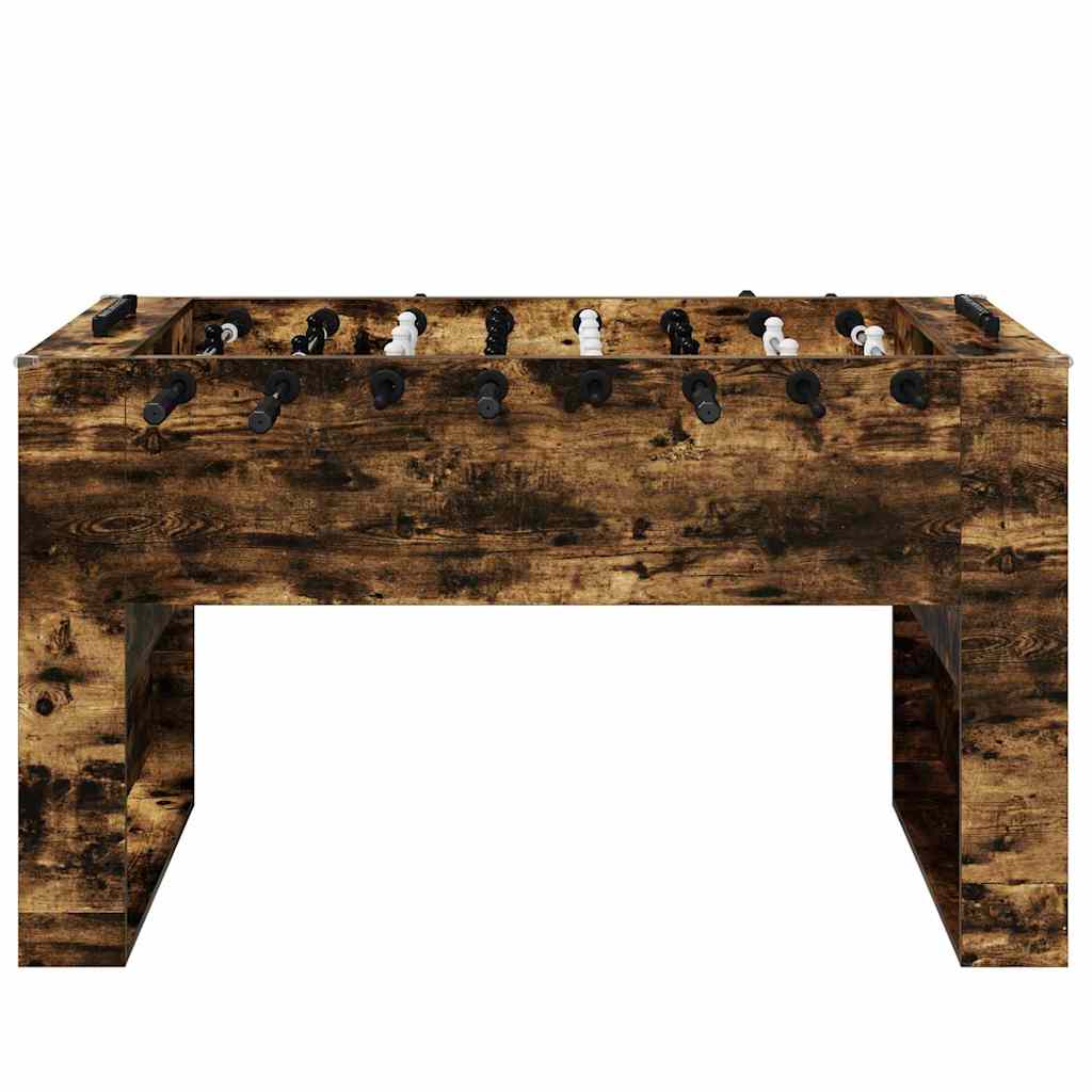 Tischfußballtisch Weiß 146,5 x 74 x 85 cm Holzwerkstoff