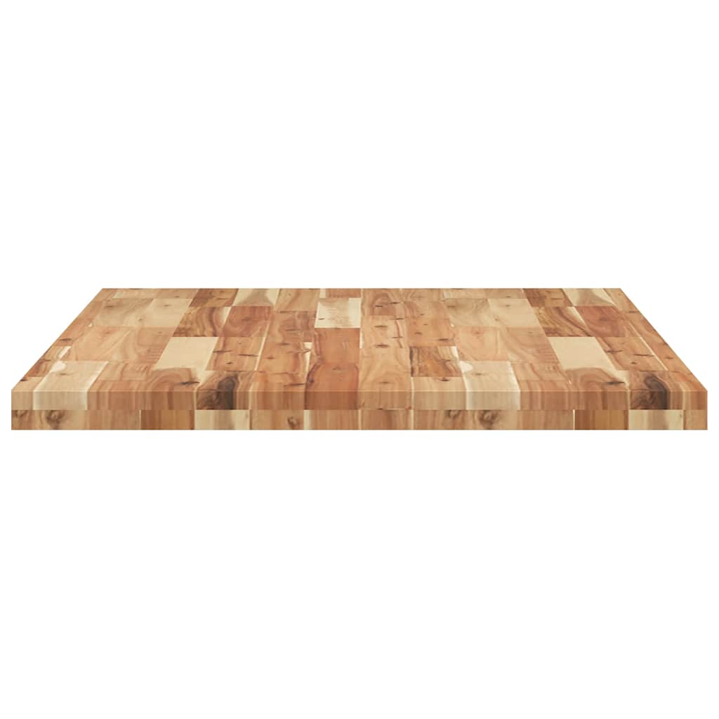 Tischplatte Rechteckig 60x50x2 cm Massivholz Akazie