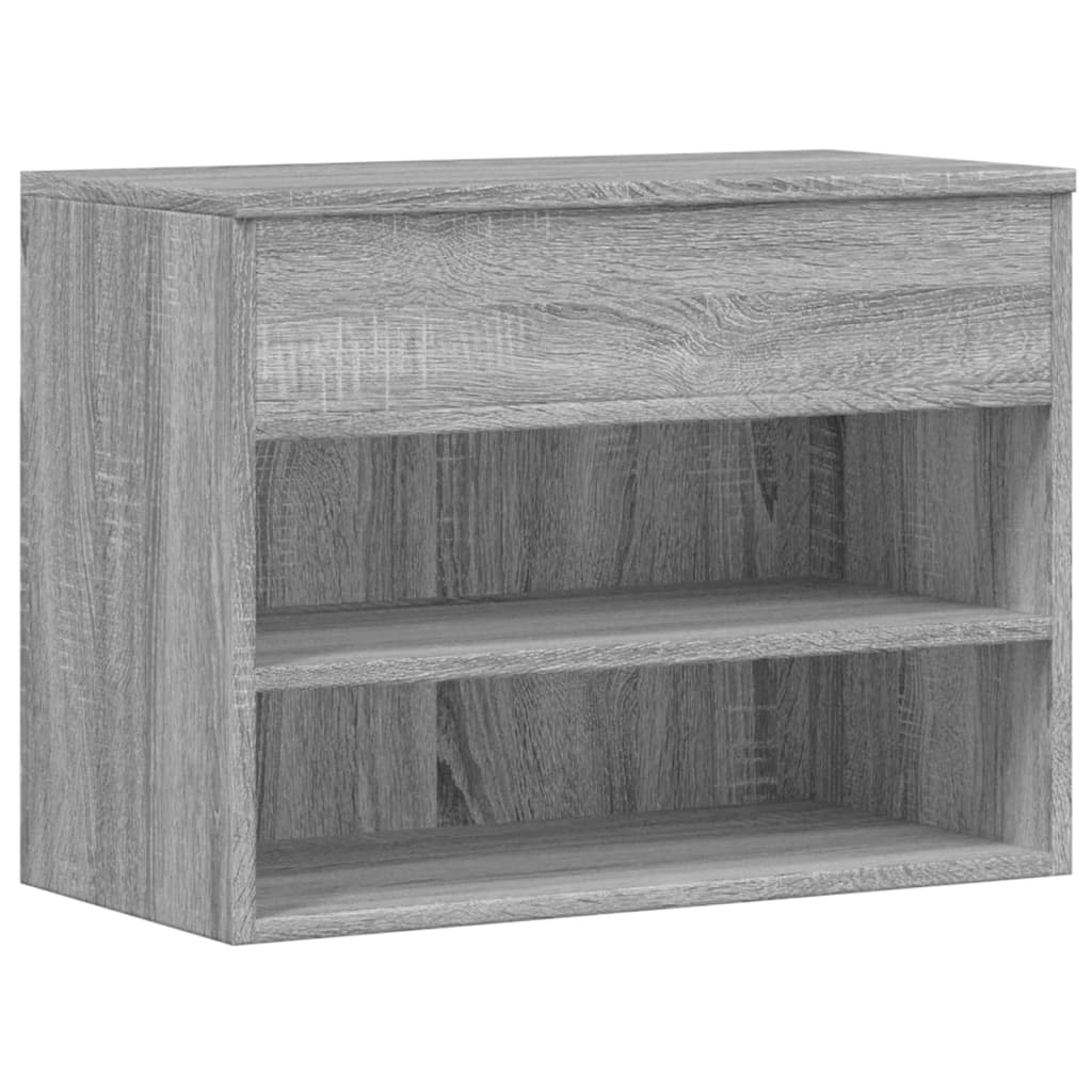 Schuhbank Weiß 60x30x45 cm Holzwerkstoff