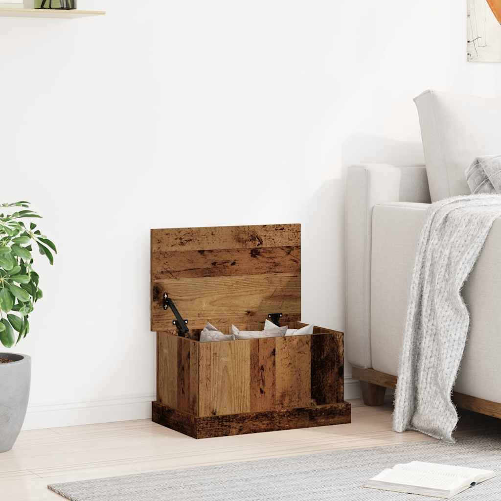 Aufbewahrungsbox Weiß 50 x 30 x 28 cm Holzwerkstoff