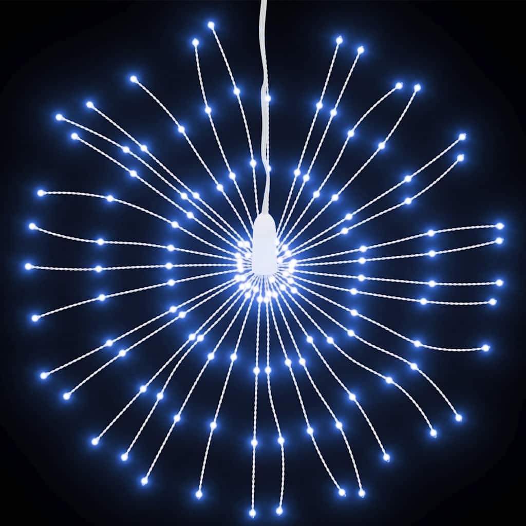 Weihnachtsbeleuchtung Feuerwerk 140 LEDs Warmweiß 17 cm