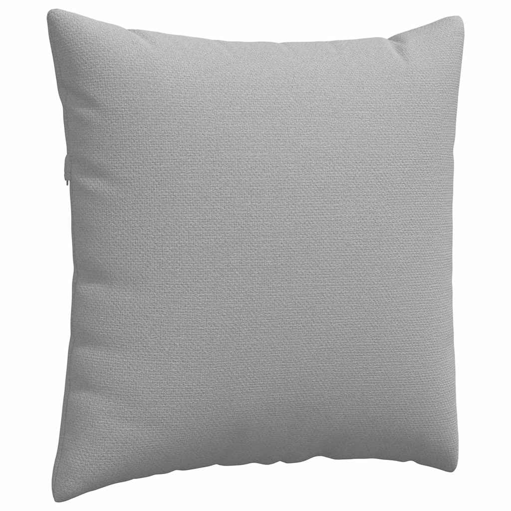 Sofakissen 2 pcs Hellgrau 50 x 30 cm Stoff