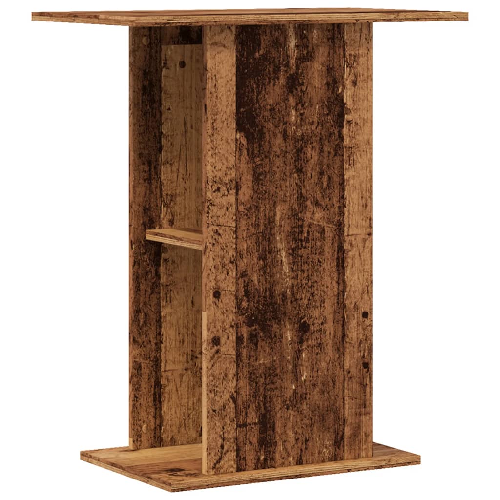 Aquariumständer Weiß 60,5x36x72,5 cm Holzwerkstoff