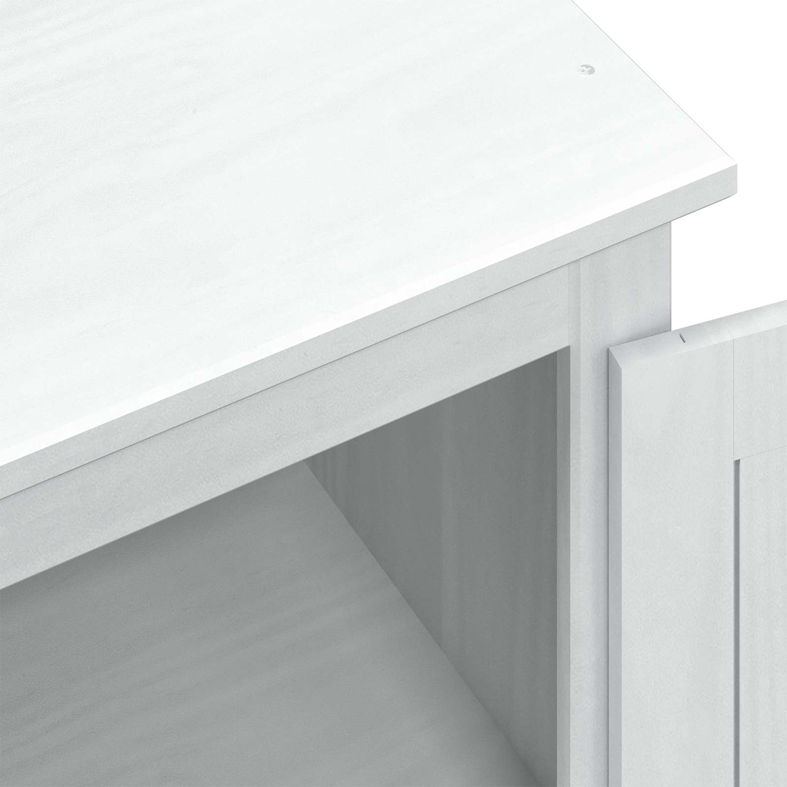 Kleiderschrank Corona 55x50x170 cm Massivholz Kiefer