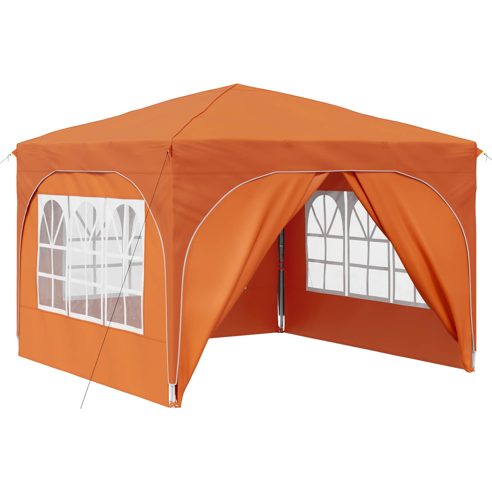 Pop-up Partyzelt 290 x 290 x 245 cm Creme