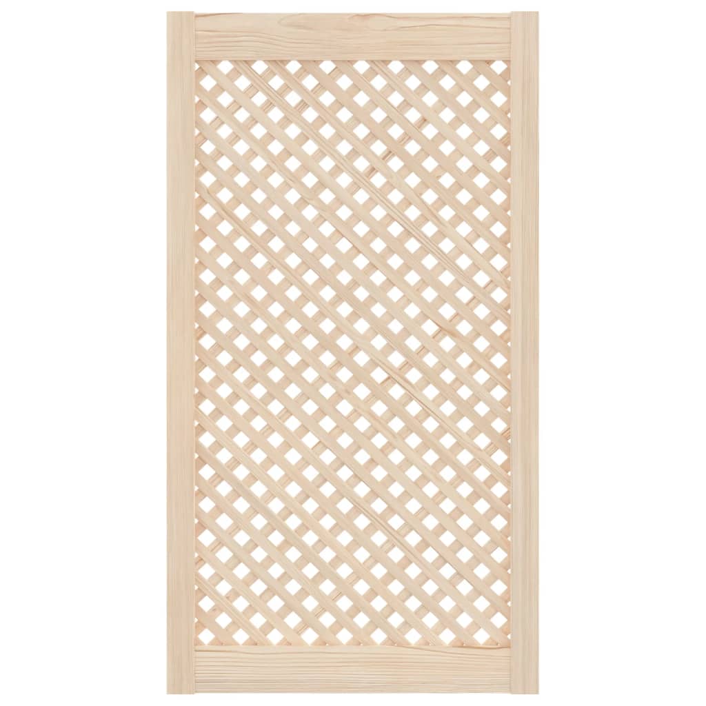 Schranktüren 2 Stk. Gitter-Design 39,5x39,5cm Massivholz Kiefer
