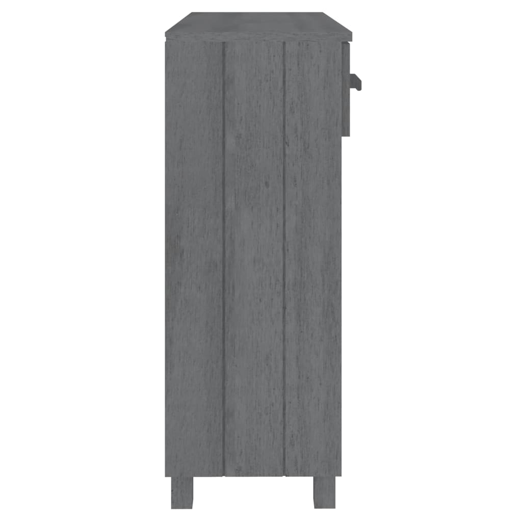 Konsolentisch HAMAR Honigbraun 90x35x90 cm Massivholz Kiefer