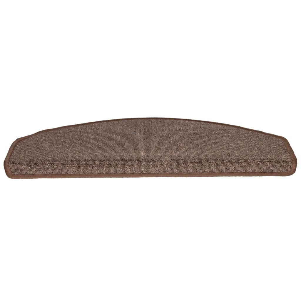 Stufenmatten 15 Stk. 56x17x3 cm Anthrazit Halbrund