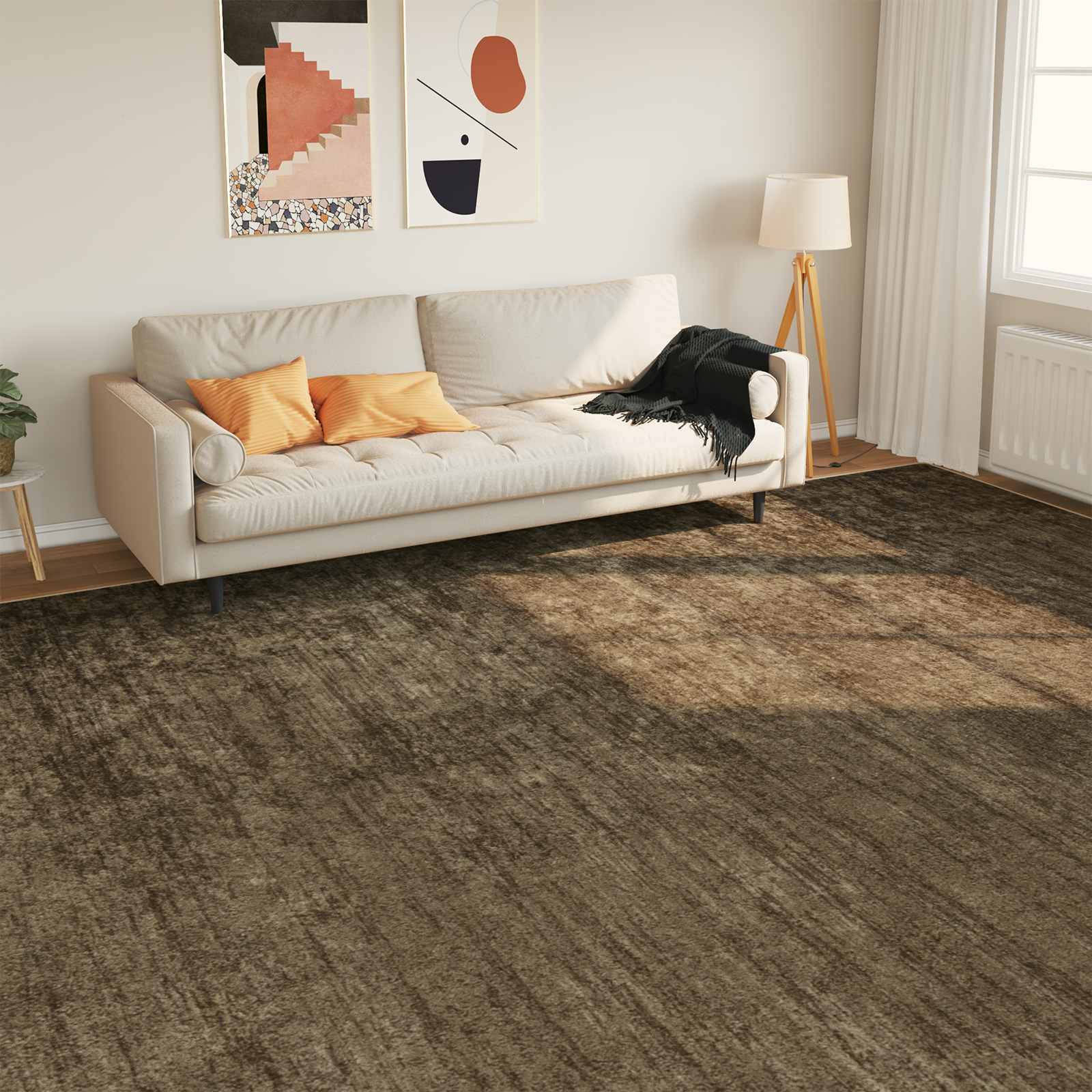Teppich Waschbar Mehrfarbig 160x230 cm
