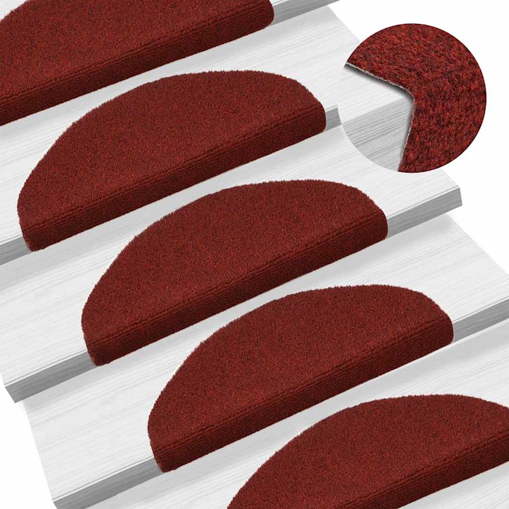 Stufenmatten Selbstklebend 15 Stk. 56x17x3 cm Hellbraun Halbrund