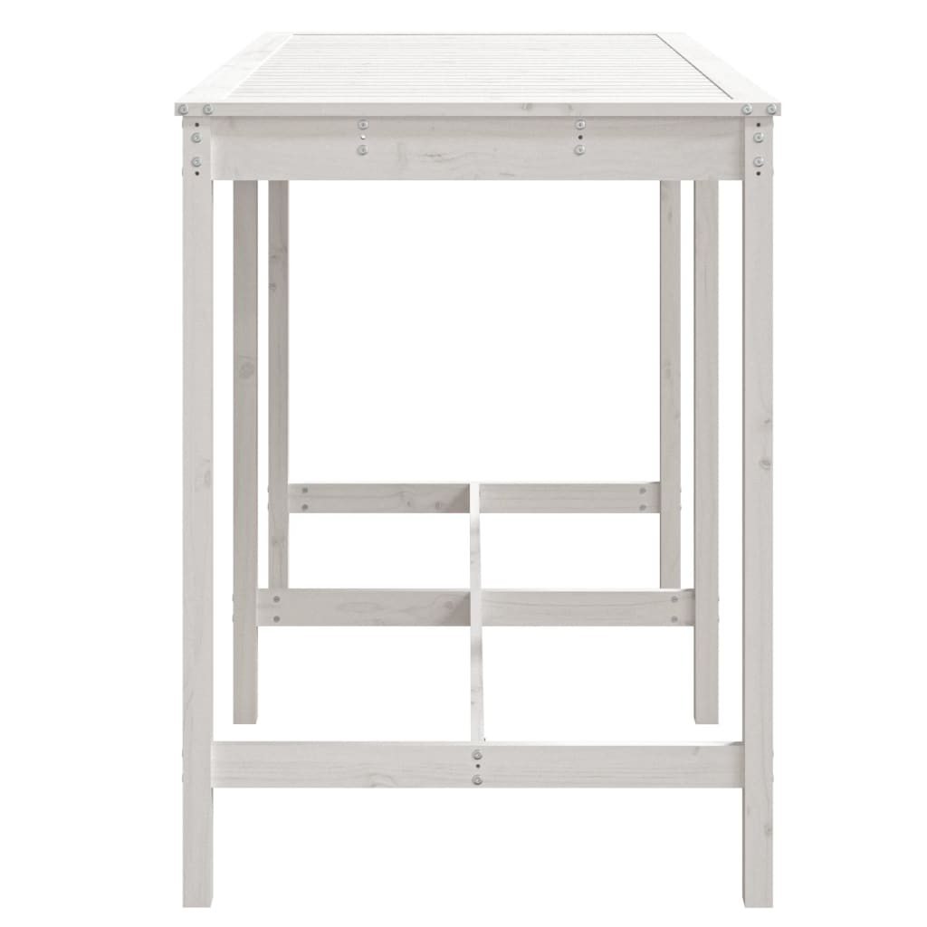Gartentisch 82,5x82,5x110 cm Massivholz Kiefer