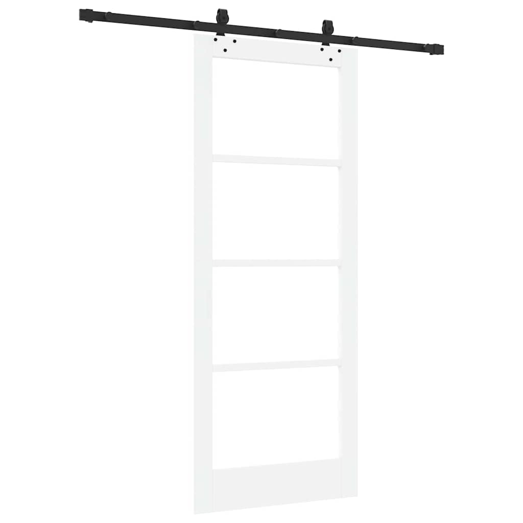 Schiebetür ORKDAL Natürlich und Schwarz 61 x 198,5 cm