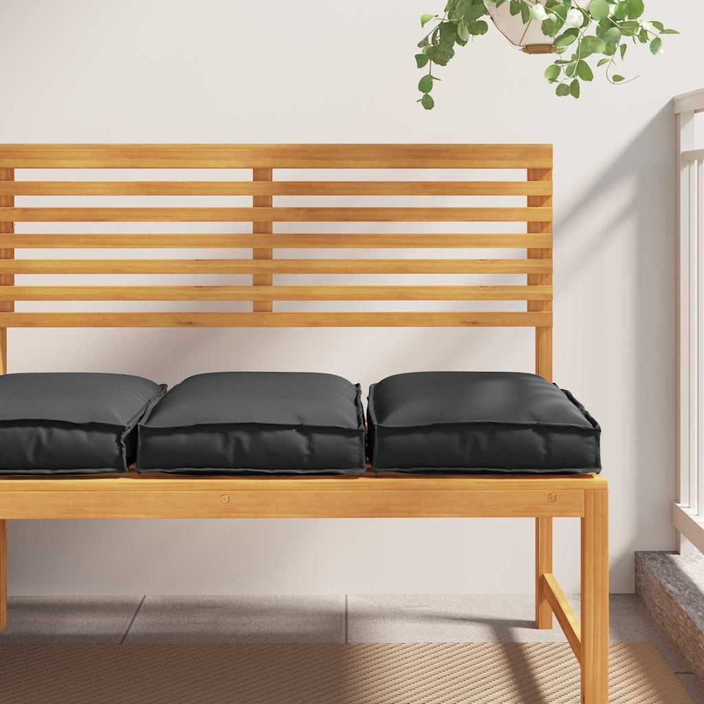 Kissen 2 pcs Anthrazit 40 x 40 x 8 cm Oxford-Stoff