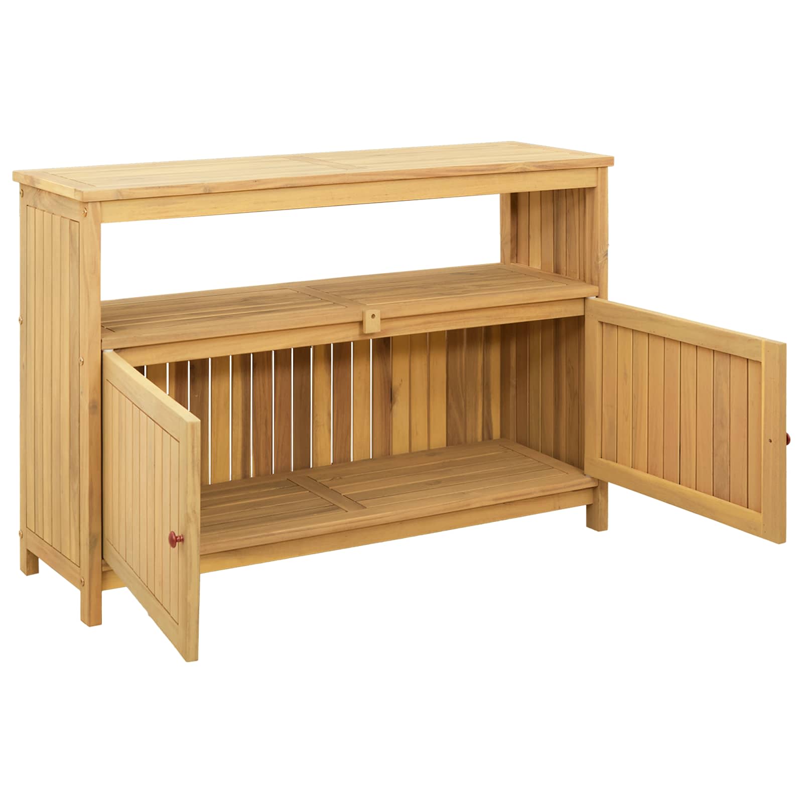Garten-Konsolentisch 80x35x75 cm Massivholz Akazie