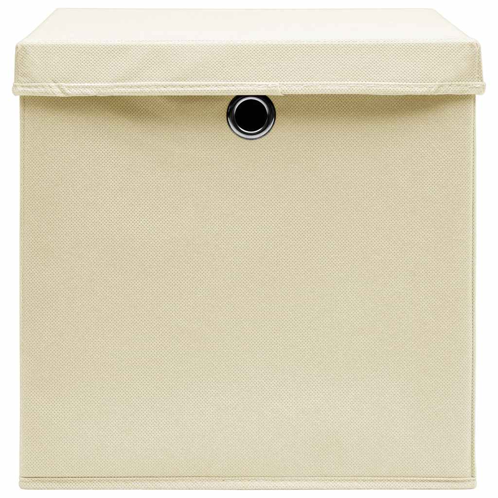 Aufbewahrungsboxen 4 Stk. Blau 32x32x32 cm Stoff