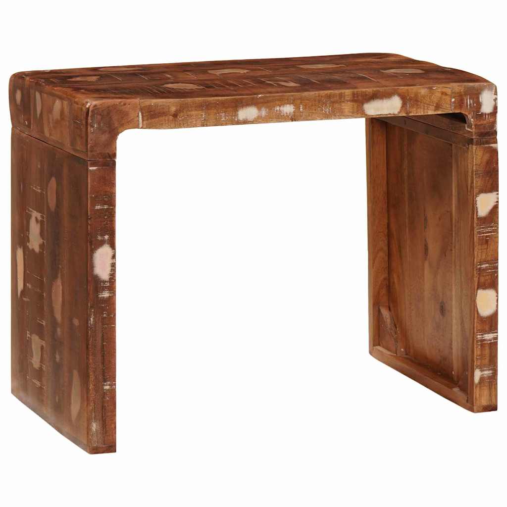 Beistelltisch Braun 60 x 35 x 46 cm Massivholz Mango