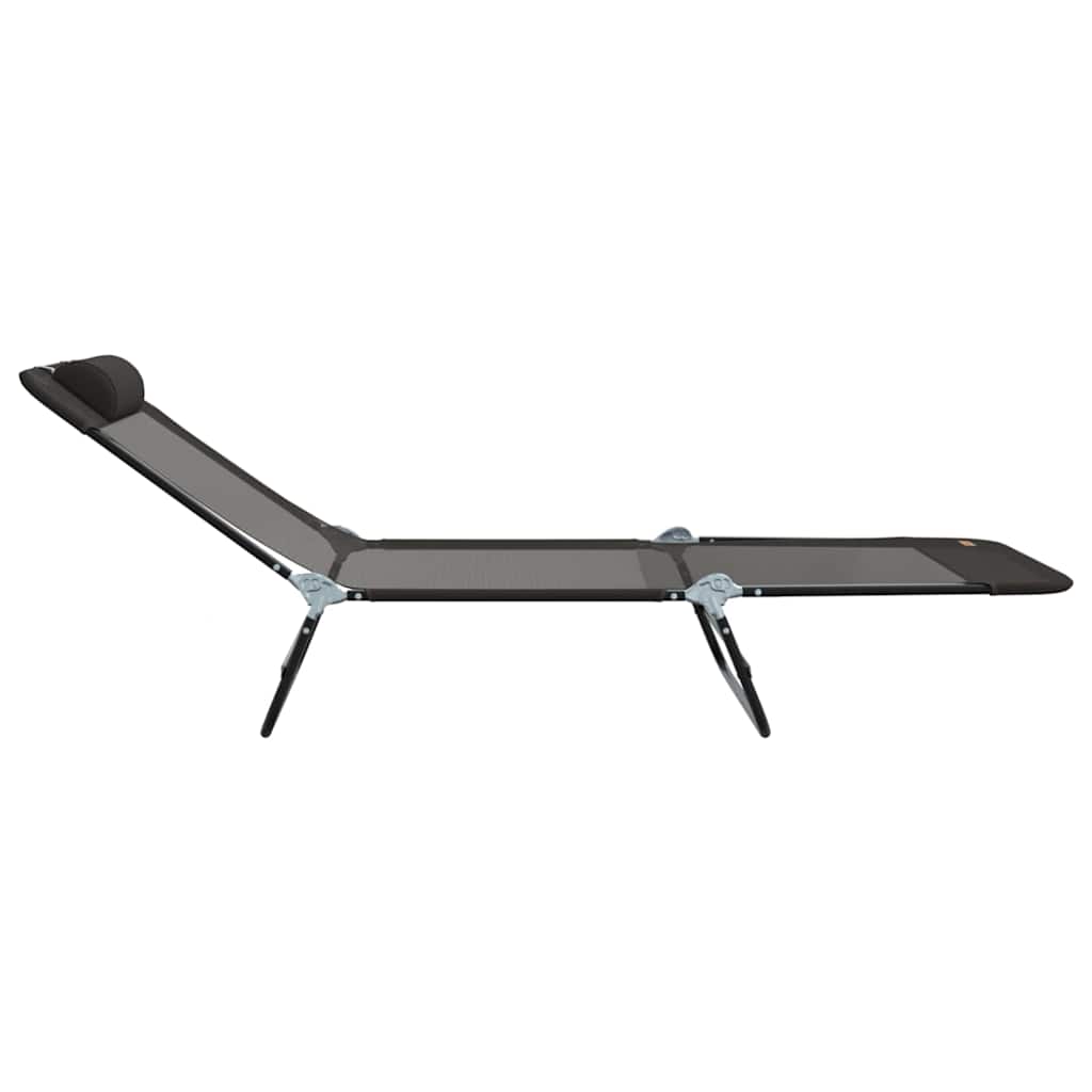 Klappbare Sonnenliege Creme 182 x 55 x 85,5 cm Textilene