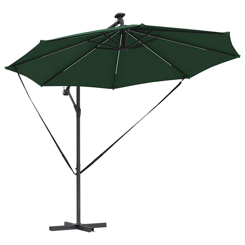 Sonnenschirm Sand 294 x 294 x 248 cm Polyester und Aluminium