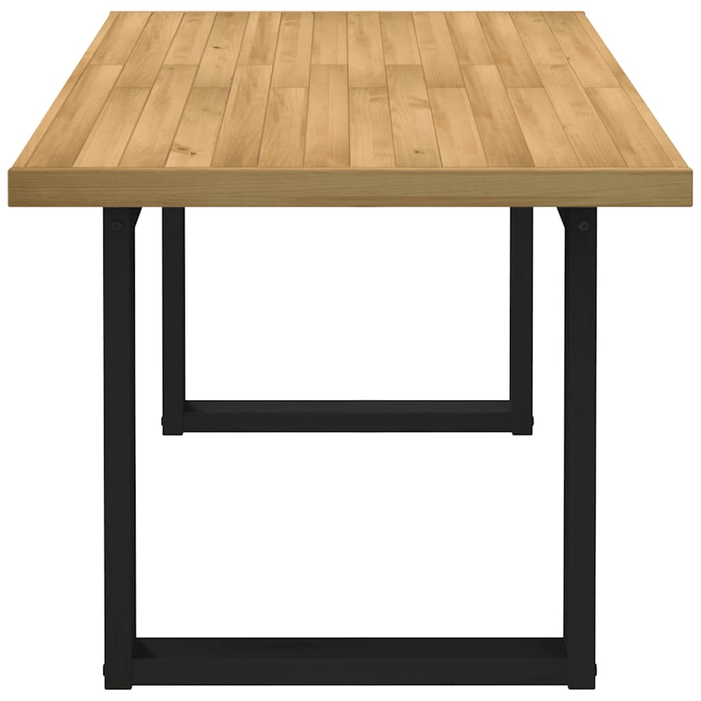 Esstisch NOAIN U-Form-Beine 180x90x75 cm Massivholz Kiefer