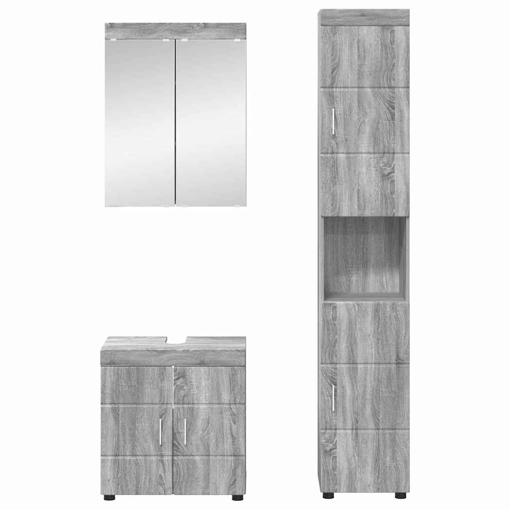 Badezimmermöbel-Set TULUM 2 pcs Weiß 60 x 34 x 63 cm