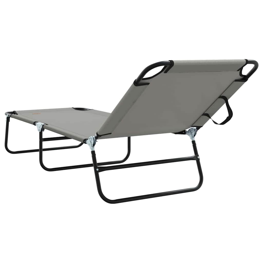 Klappbare Sonnenliege Blau 188 x 57 x 86,5 cm Polyester