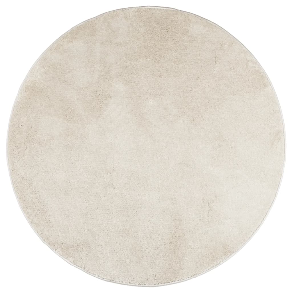 Teppich OVIEDO Kurzflor Anthrazit 120x120 cm
