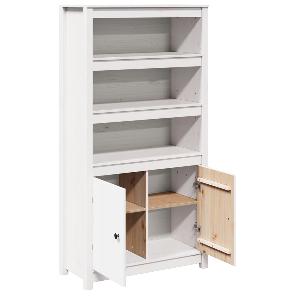 Highboard 80x35x154 cm Massivholz Kiefer