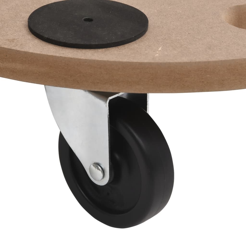 Rollbretter 2 Stk. Rechteckig Holzwerkstoff