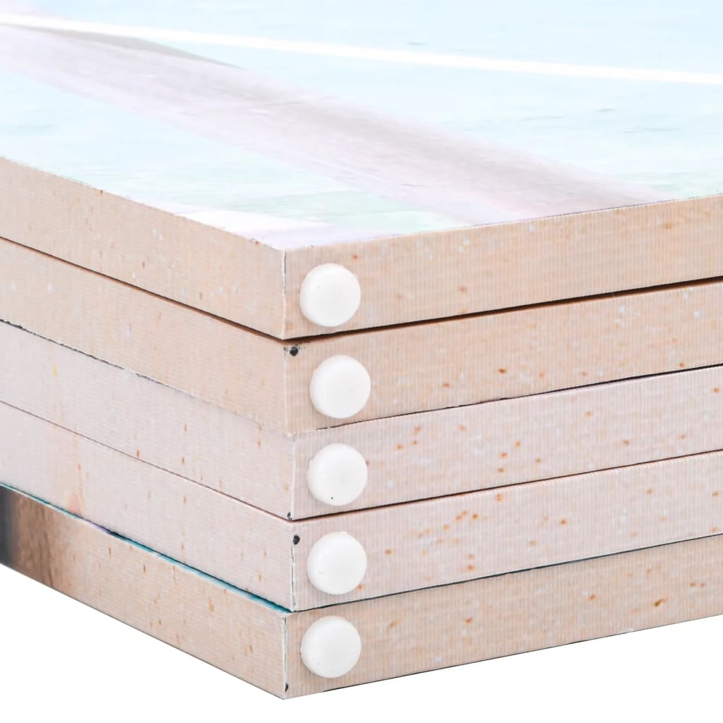 Raumteiler klappbar 120 x 170 cm Strand