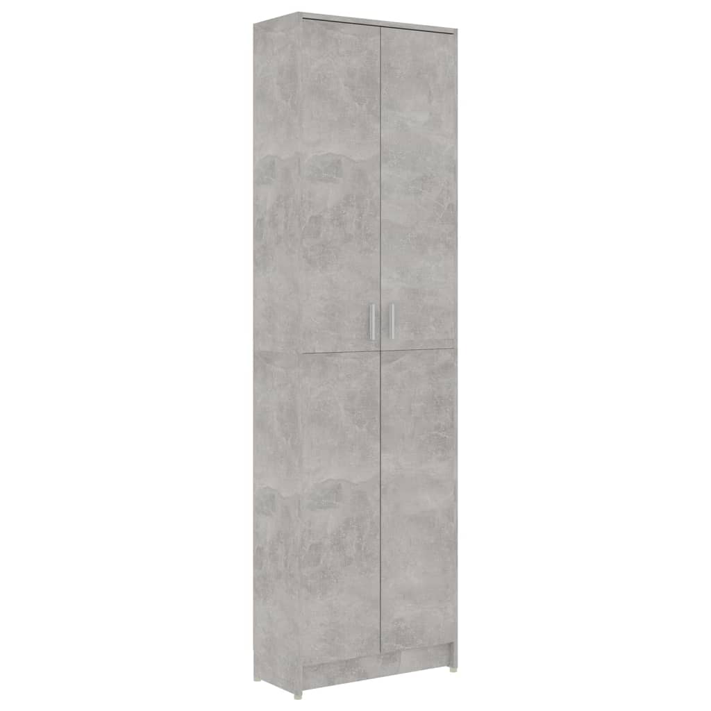 Garderobenschrank Weiß 55x25x189 cm Holzwerkstoff