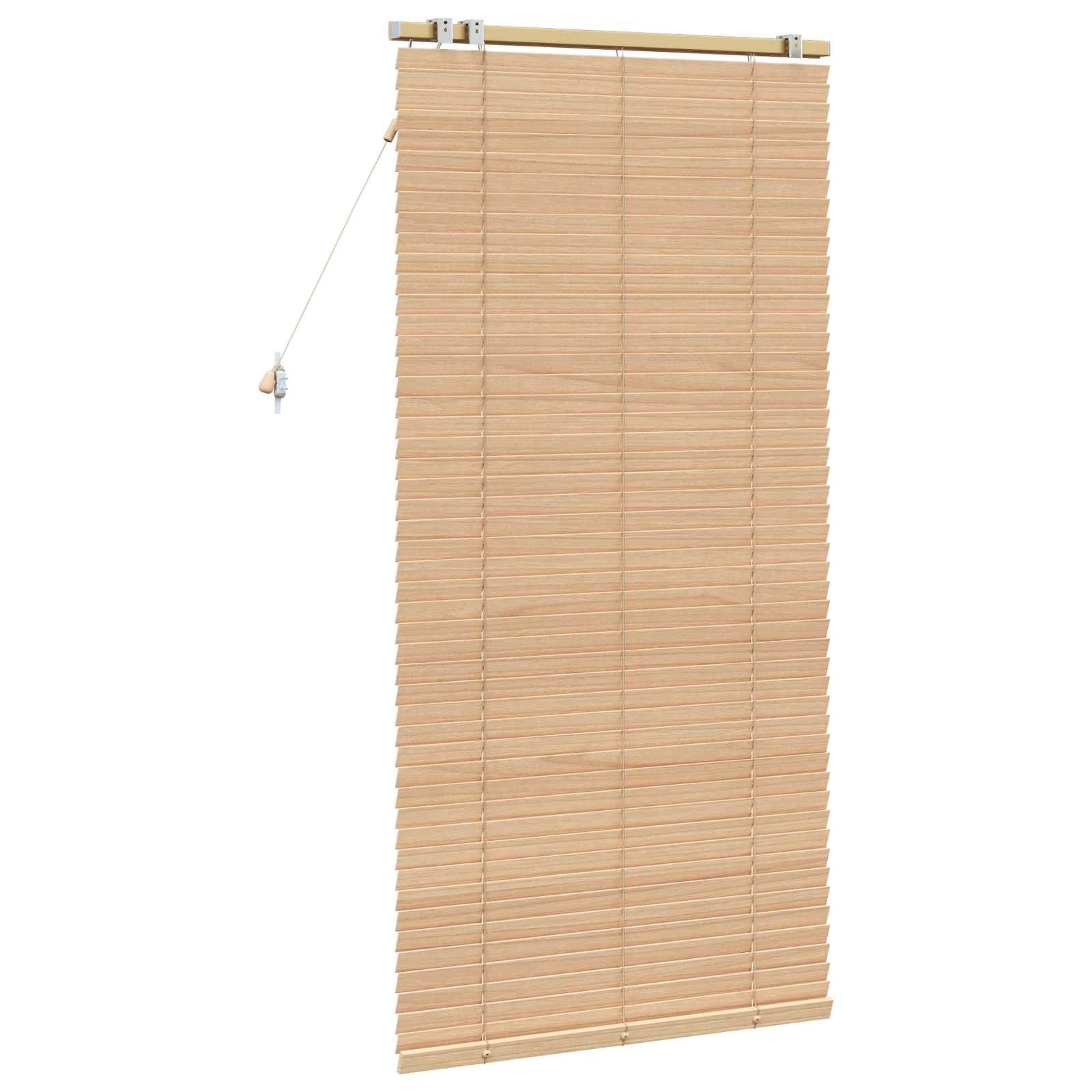 Jalousie Eichenoptik 40 x 130 cm 35 mm Massives Paulownia-Holz