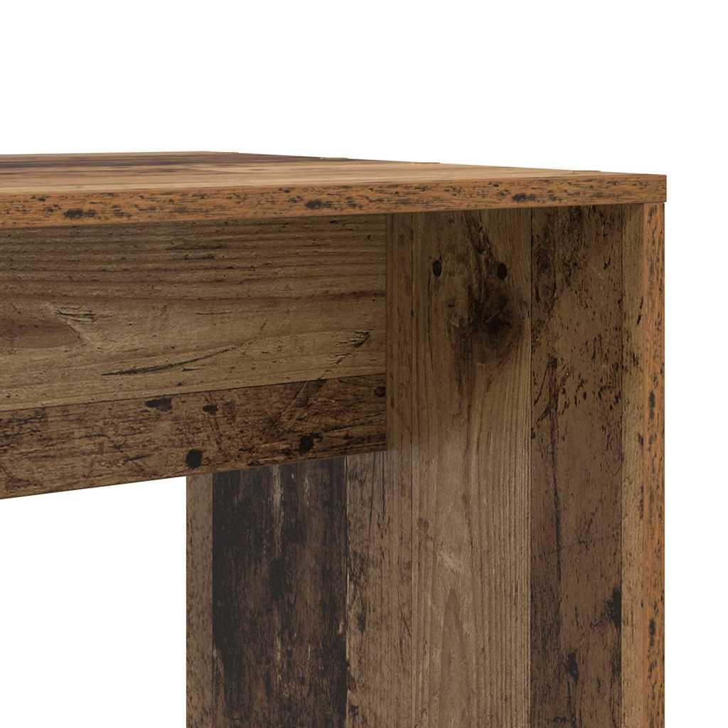 Schreibtisch mit Regal Weiß 138,5 x 55 x 143 cm Holzwerkstoff