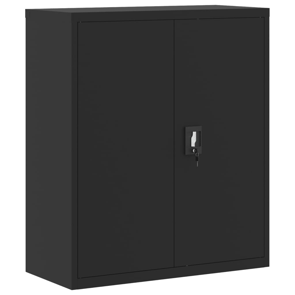 Aktenschrank Weiß 90x40x110 cm Stahl