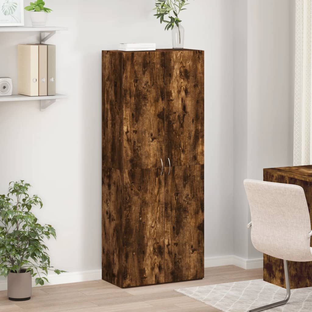 Aktenschrank Weiß 60x32x153 cm Holzwerkstoff
