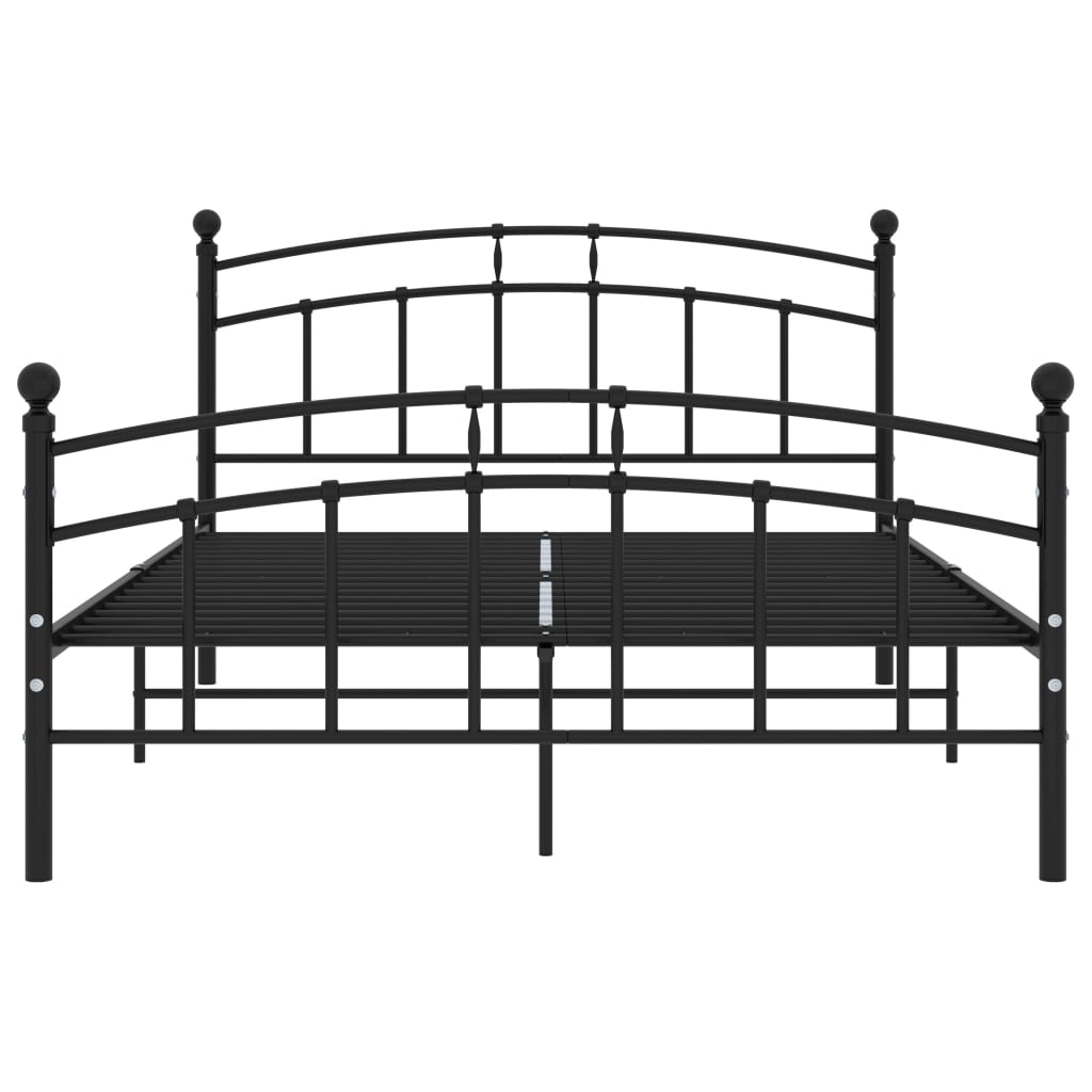 Bettgestell Grau Metall 90x200 cm
