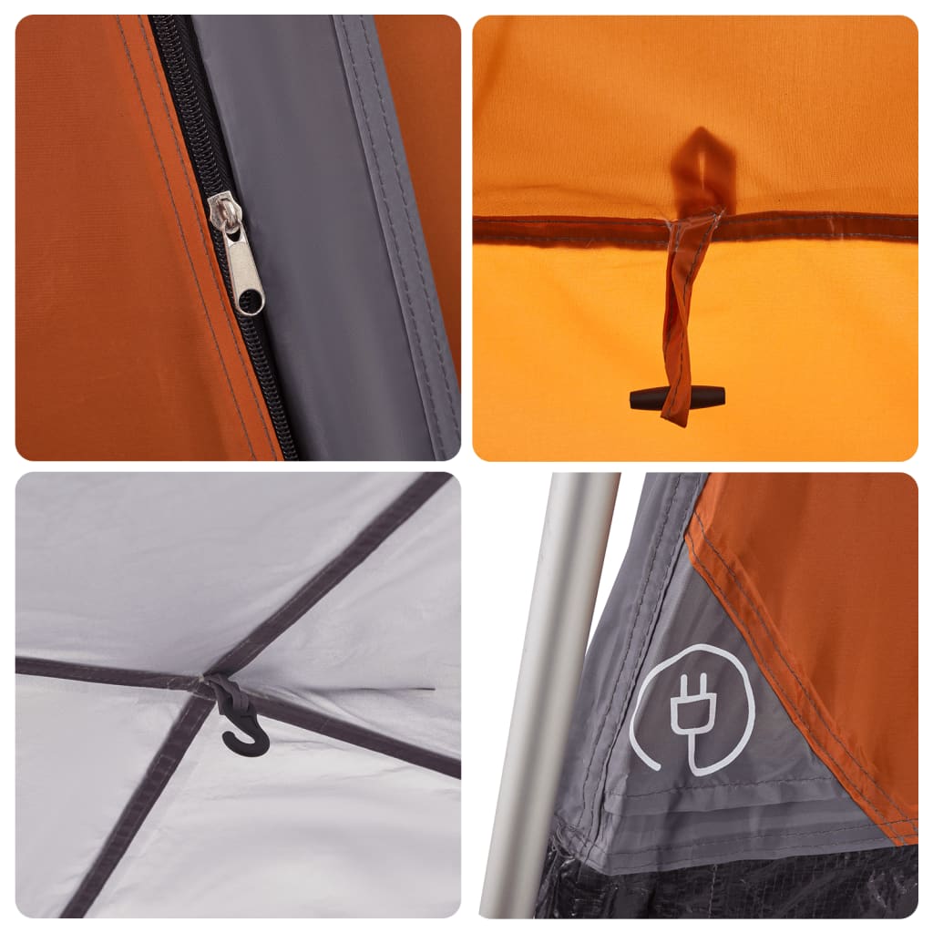 Campingzelt 4 Personen Grün Quick Release
