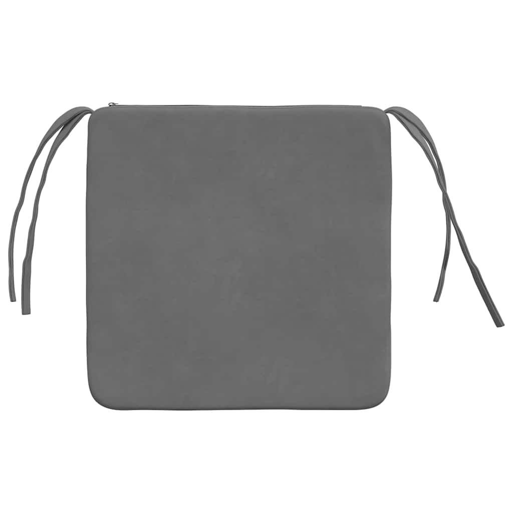 Sitzkissen 4 pcs Taupe 40 x 40 x 3 cm Mikrofaserstoff
