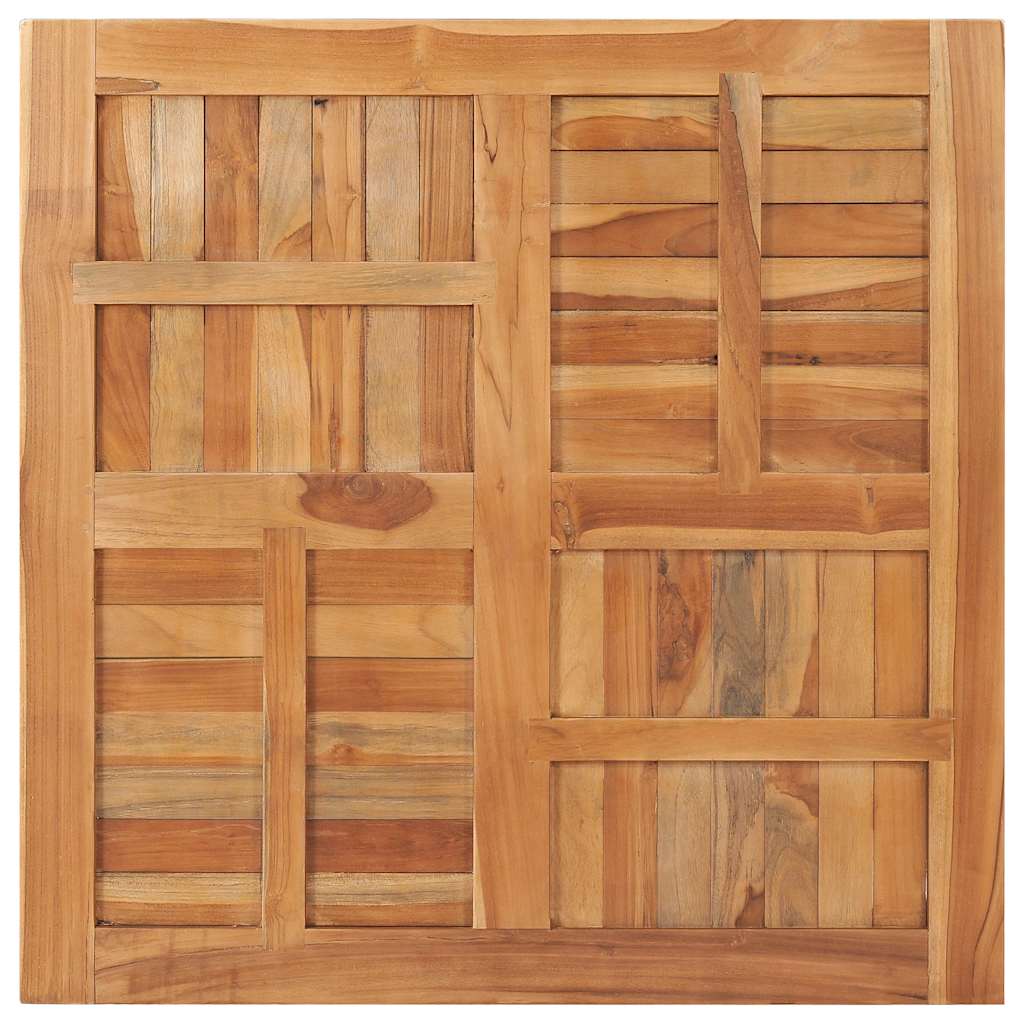 Tischplatte Massivholz Teak Rund 2,5 cm 40 cm