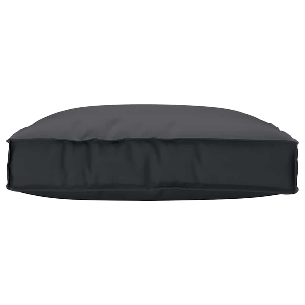 Kissen Anthrazit 80 x 80 x 12 cm Oxford-Stoff